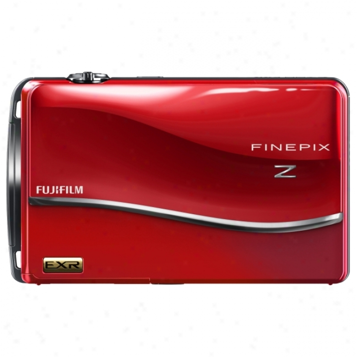 Fujifilm Finepix Z800exr 12 Megapixel Compact Camera - 6.40 Mm-32 Mm - Red