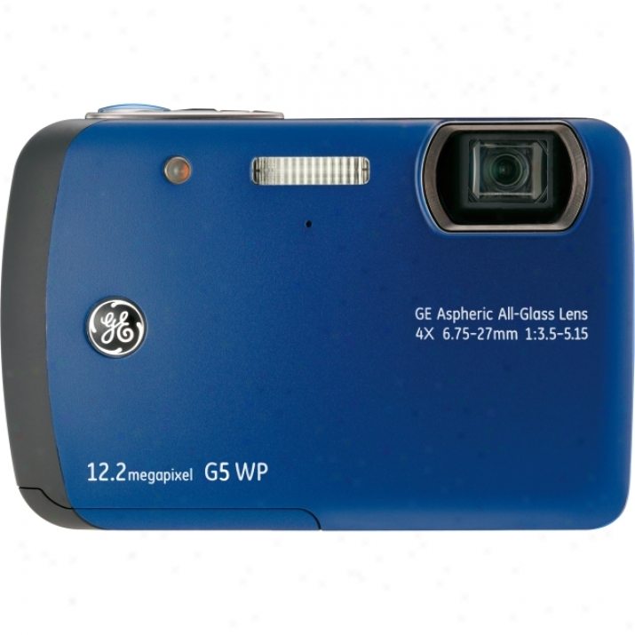General Imaging G5wp 12.2 Megapixel Compact Camera - 6.75 Mm-27 Mm - Ocean Blue