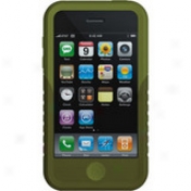 Green/green 2-tone Tuffwrap  Silicone Case For Iphone  3g