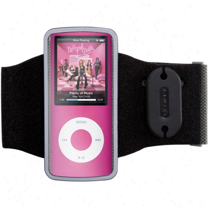 Griffin Aerosport Gb01964 Digital Player Case - Armband - Lycra, Spandex - Pink, Silver