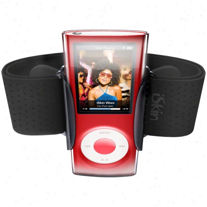 Iskin Duoband Digital Player Case - Armband - Silicon - Clear