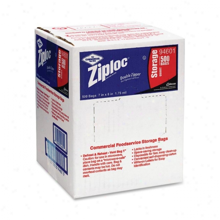 Johnsondiversey Ziploc Fold Zipper Storage Bag
