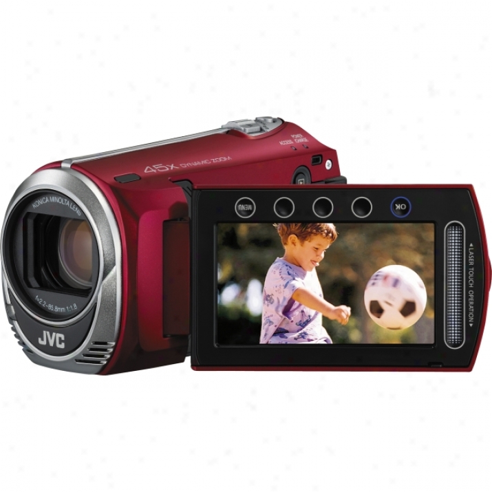 Jvc Everio Gz-ms230 Digital Camcorder - 2.7&quot; Lcd - Ccd - Red