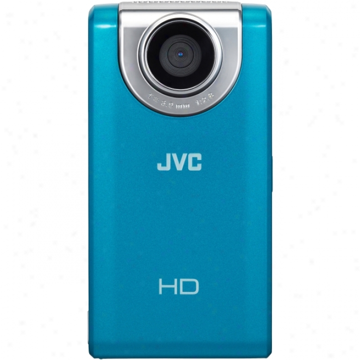 Jvc Picsio Gc-fm2 Digital Camcorder - 3&quot; Lcd - Touchscreen - Cmos - Blue