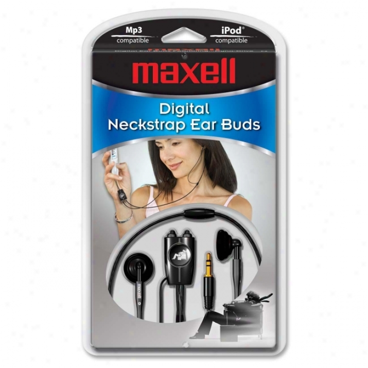 Maxell P-ns Neck Strap Digital Earphone