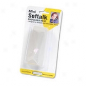 Mini Softalk Telephone Shoulder Rest, 4-1/2 Long X 1-3/4w X 2h, Pearl Gray