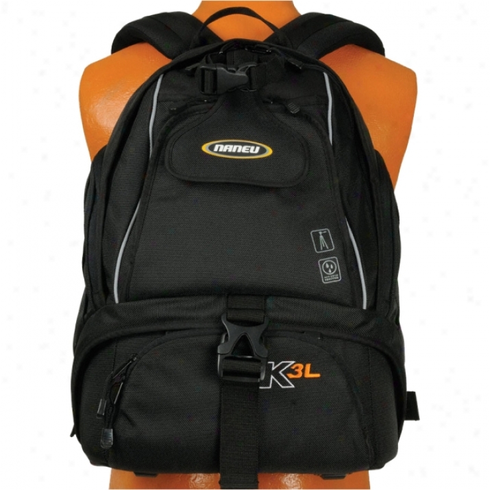 Naneu Pro Adventure K3l Camera Suit - Backpacm - Ballistic Nylon - Black