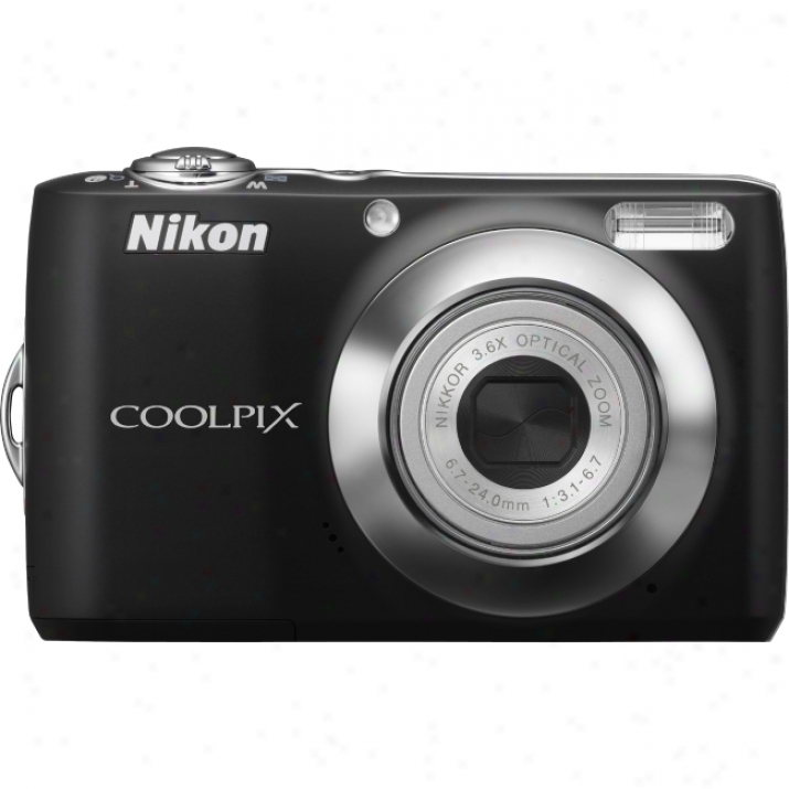 Nikon Coolpix L22 12 Megapixel Compact Camera - 6.70 Mm-24 Mm - Black