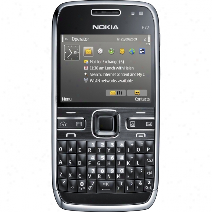 Nokia E72 Smartphone - Bar - Zodium Black