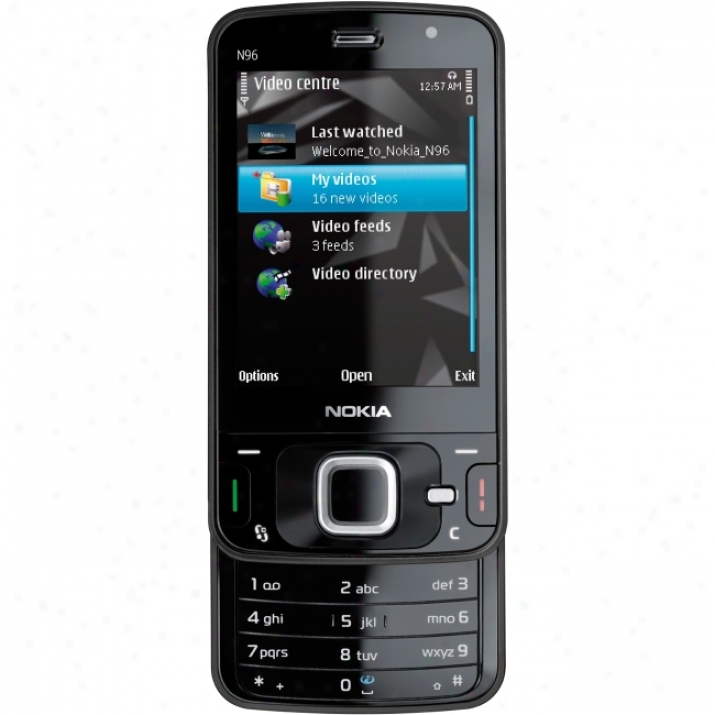 Nokia N96 Smartphone - Slide - Black