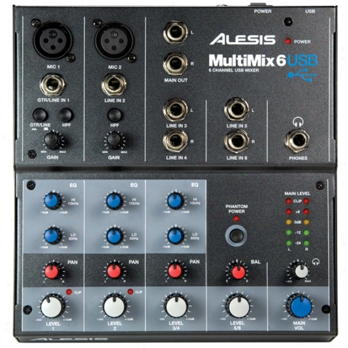 Numark Multomix 6 Usb Audio Mixer