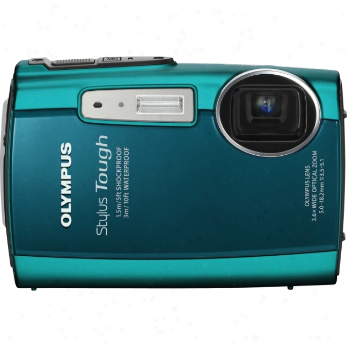 Olympus Stylus Tough 3000 12 Megapixe Compact Camera - 5 Mm-18.20 Mm - Unripe