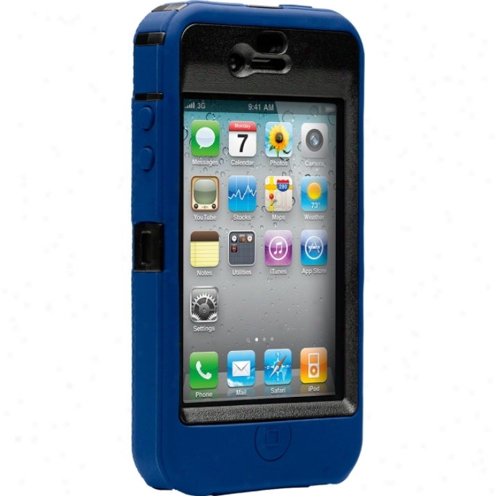 Otterbox Defender Apl2-i4xxx Smarpyhone Case - Silicon, Polycarbonate - Blue