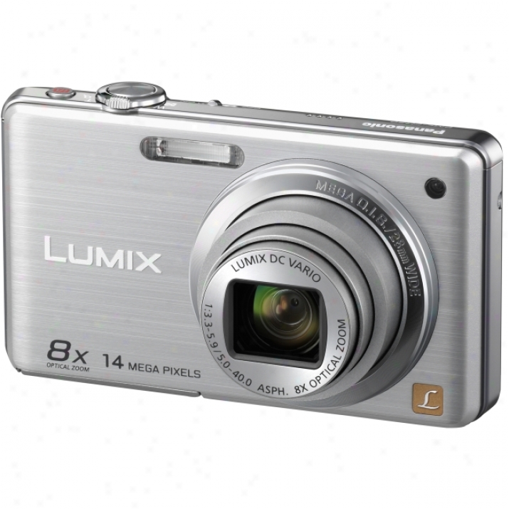 Panasonic Lumix Dmc-fh20 14.1 Megapixel Compact Camera - 5 Mm-40 Mm - Silver