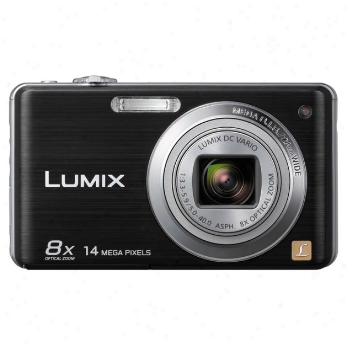 Panasonic Lumix Dmc-fh20 14.1 Megapixel Compact Camera - 5 Mm-40 Mm - Black