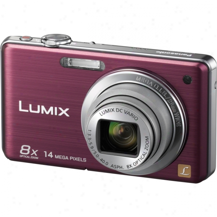 Panasonic Lumix Dmc-fh20 14.1 Megapixel Compact Camera - 5 Mm-40 Mm - Violet