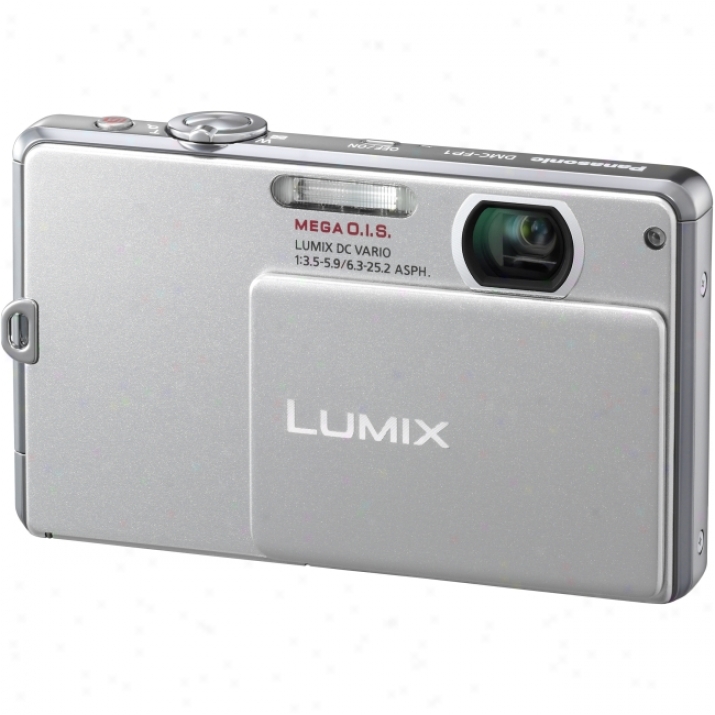 Panasonic Lumix Dmc-fp1 12.1 Megapixel Compact Camera - 6.30 Mm-25.20 Mm - Silvre