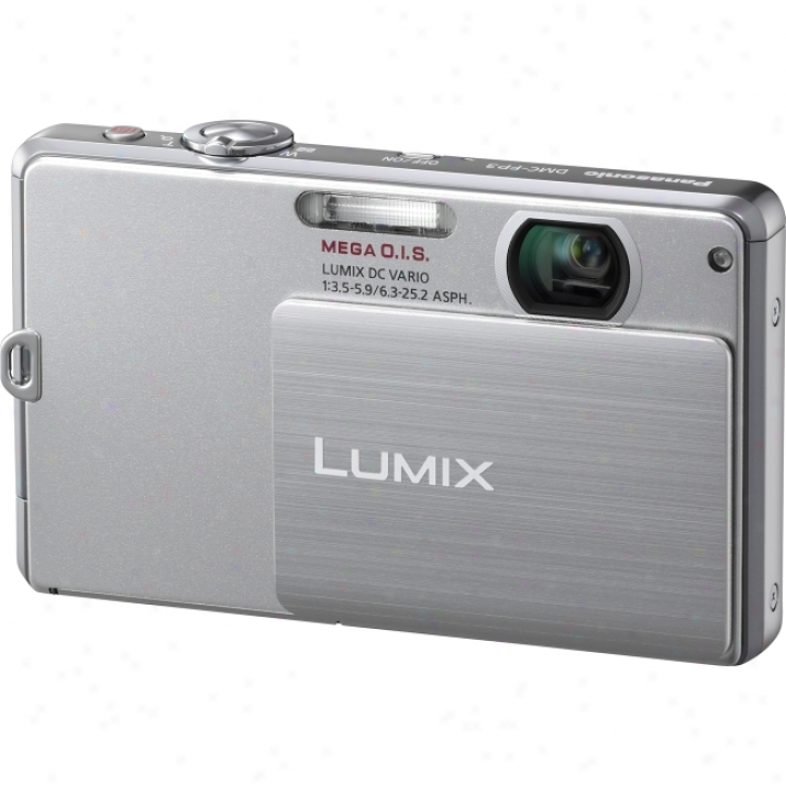 Panasonic Lumix Dmc-fp3 14.1 Megapixrl Compact Camera - 6.30 Mm-25.20 Mm - Silver