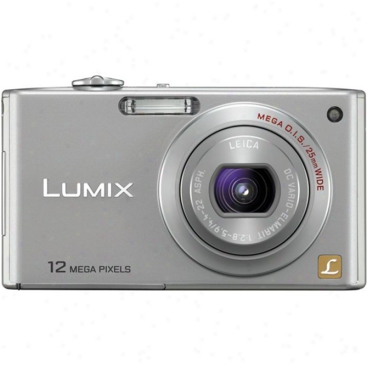 Panasonic Lumix Dmc-fx48 Point & Shoot Digital Camera - Silver