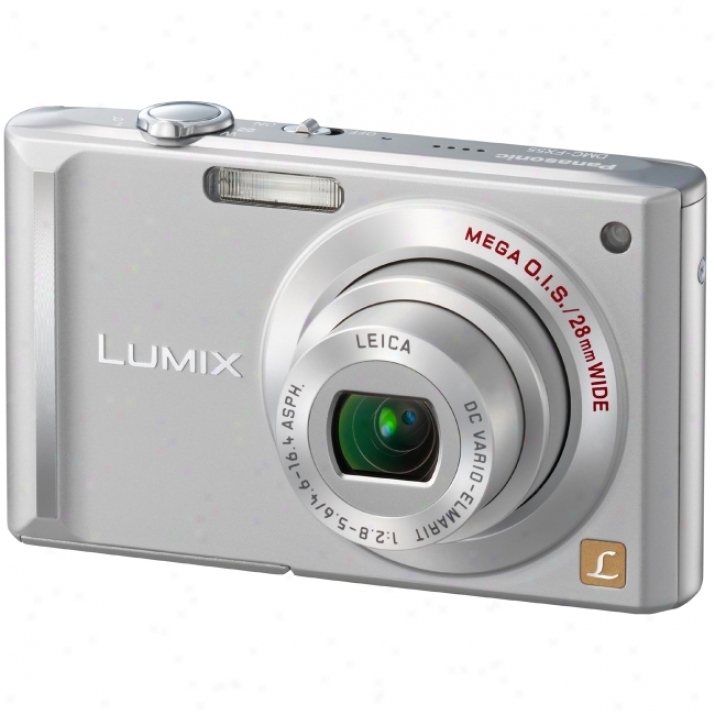 Panasonic Lumix Dmc-fx55 Point & Shoot Digital Camera - Silver