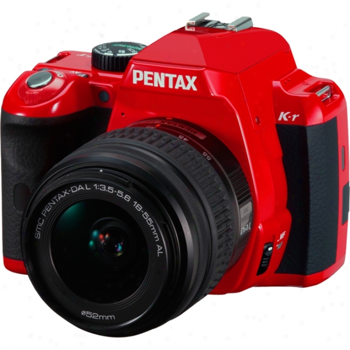 Pentax K-r 12.4 Megapixel Digital Spr Camera (body Only) - Red