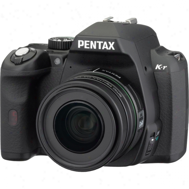 Pentax K-r 12.4 Megapixel Digital Slr Camera (body With Lens Kit) - 18 Mm-55 Mm (lens 1), 50 Mm-200 Mm (lens 2) - Black