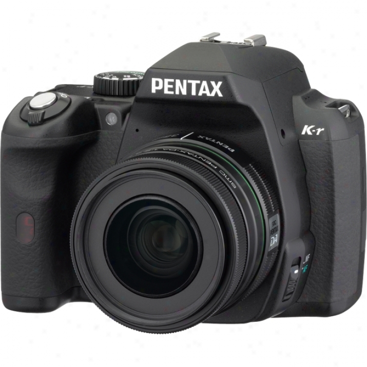 Pentax K-r 12.4 Megapixel Digital Slr Camera (body With Lens Kit) - 18 Mm-55 Mm - Black