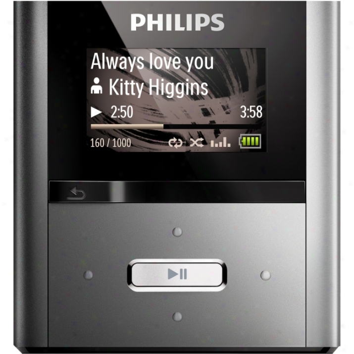 Pilips Gogear Sa2rga04ks 4 Gb Flash Portable Mediz Player