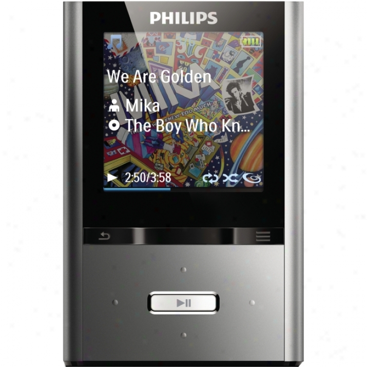 Philips Gogear Sa2vbe08k/17 8 Gb Flash Portable Media Player