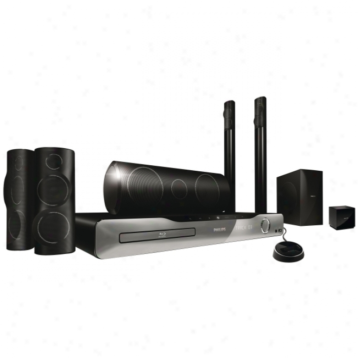 Philips Hts5580w 1 Kw 5.1 Home Theater System