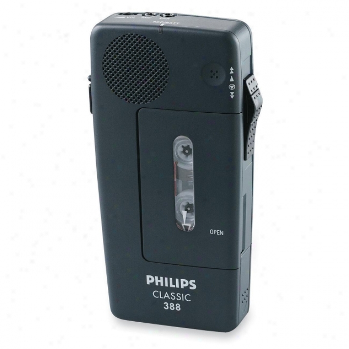 Philips Pm388 Mini Cassette Voice Recorder