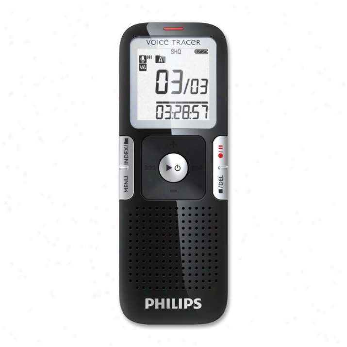 Pgilips Voice Tracer Lfh0642 Digital Voice Recorder