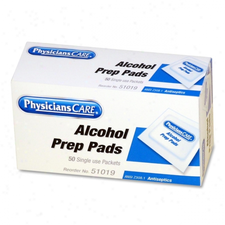 Physicianscae First Aid Alcohol Pad Refill