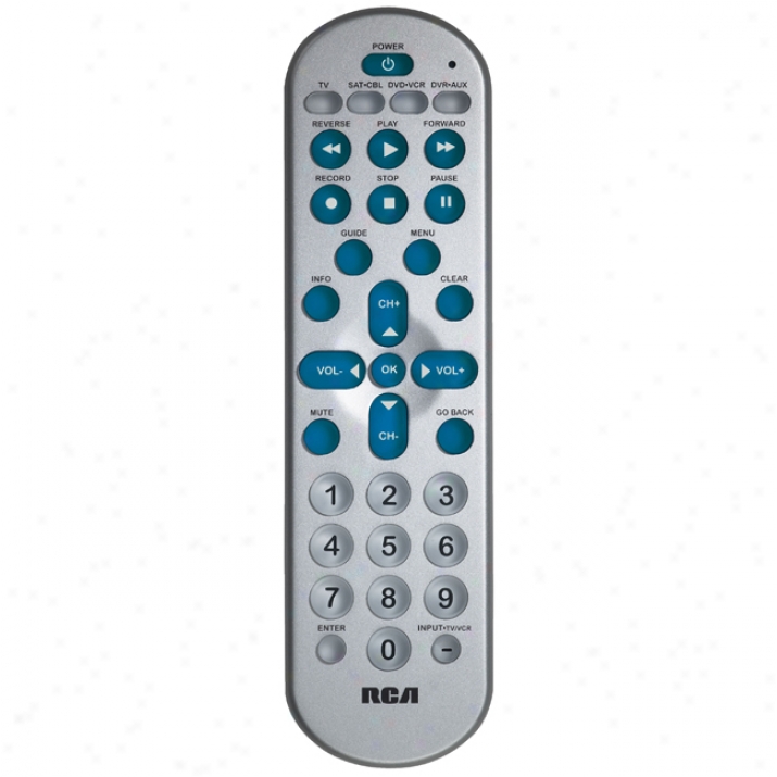 Rca 4-device Universal Big Button Remote Control Rcr4358