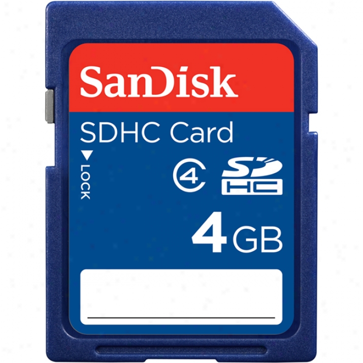 Sandisk 4 Gb Secure Digital Capital Capacity (sdhc)