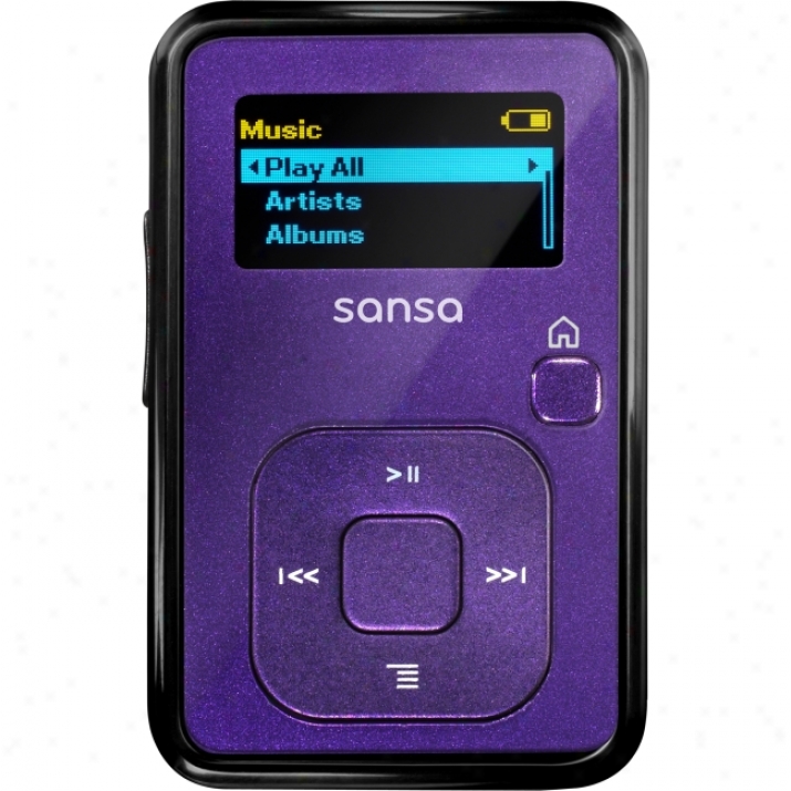 Sandisk Sansa Sdmx18r-004gi-a57 4 Gb Indigo Flash Mp3 Player