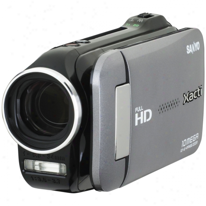 Sanyo Xacti Vpc-gh4 Digital Camcorder - 2.7&quot; Lcd - Cmos - Cahrcoal