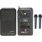 Single-channel Vhf Powered Speaker System Wi5h Wireless Mics - A4, 171.905mhz Hand-held