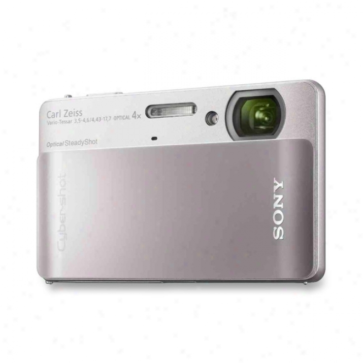 Sony Cyber-shot Dsc-tx5 10.2 Megapixel Compact Camera - 4.43 Mm-17.70 Mm - Silver