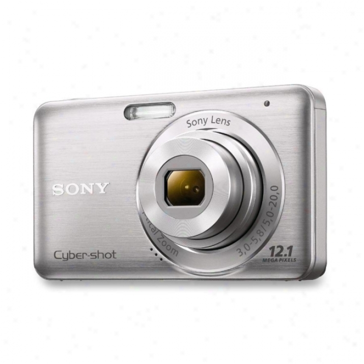 Sony Cyber-shot Dsc-w310 12.1 Megapixel Coompact Camera - 5 Mm-20 Mm - Silver