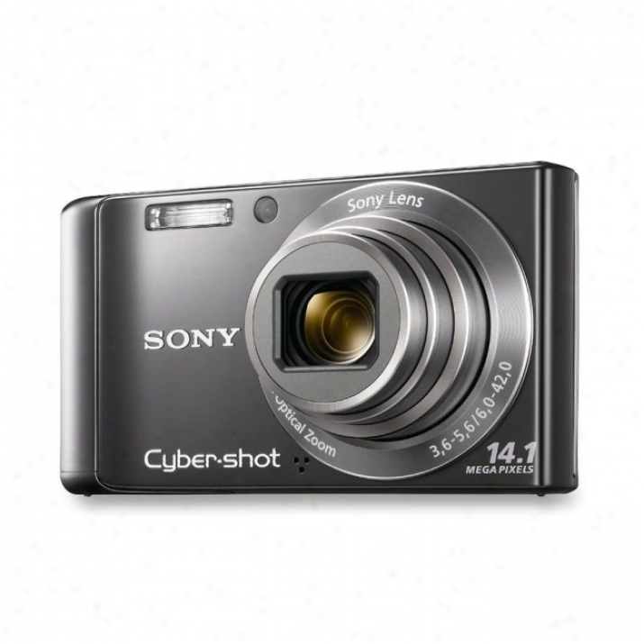 Sony Cyber-shot Dsc-w370 14. 1Megapixel Compsct Camera - 6 Mm-42 Mm - Silver