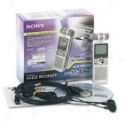 Sony Icd-mx20 32mb Digital Voice Recorder - 32mb Flash Memory - Portable