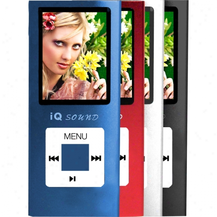 Supersonic Iq-4700 4 Gb Red Flash Portable Media Player