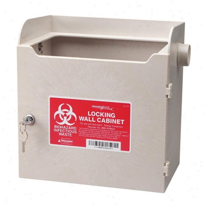 Unimed-midwest Sharps Hoeizontal Entry Locking Cabinet