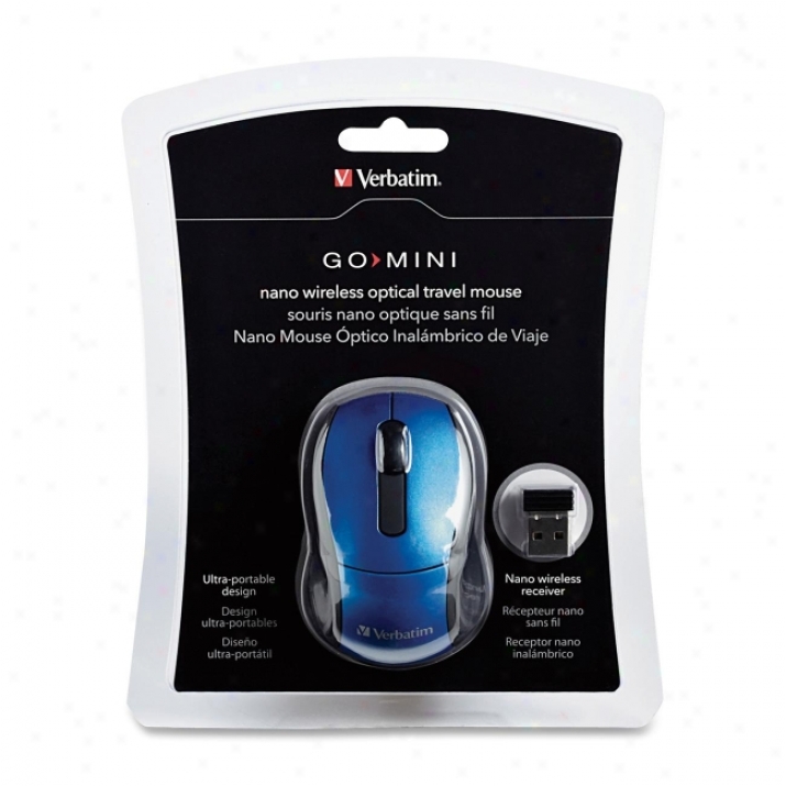 Verbatim 97471 Mouse - Optical Wireless - Blue