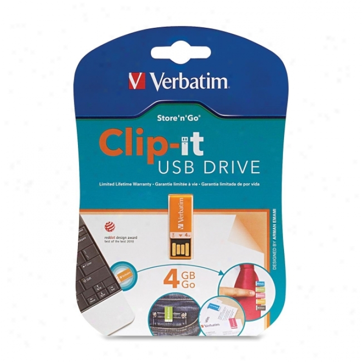 Verbatim Clip-it 97551 Flash Aim - 4 Gb
