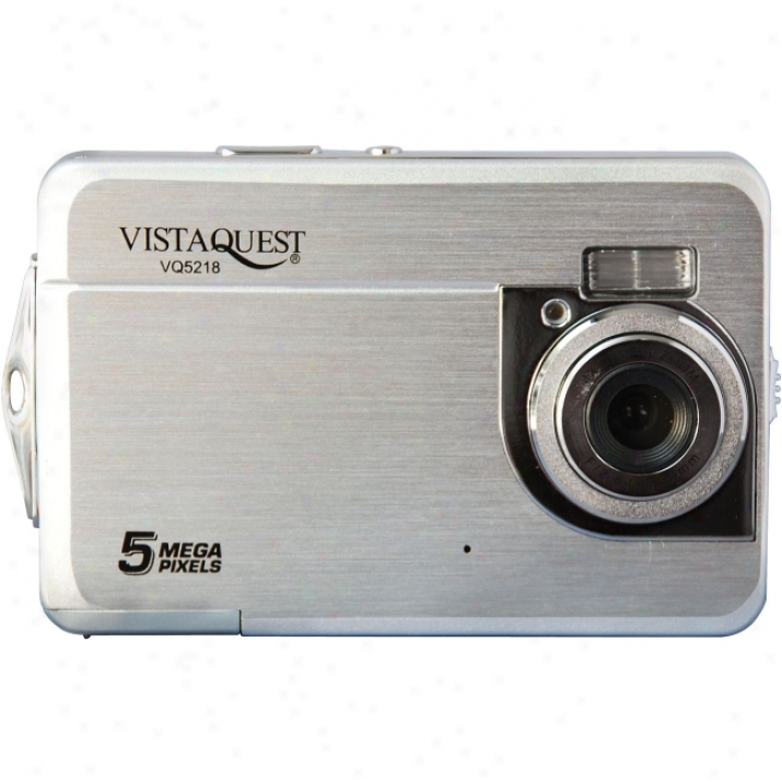 Vistaquest Vq5218 5 Megapixel Compact Camera - Silver
