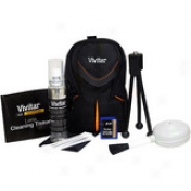 Vivitar Accessory Kit For Digital Cameras - 2gb Sd Memory aCrd, Camera Case, Mini 5&uot; Tripod, Cleaning Kit