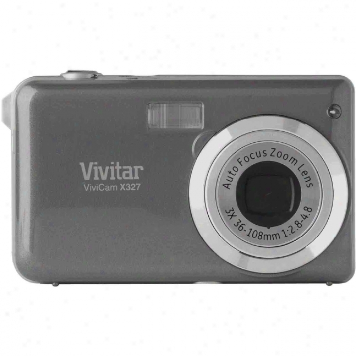 Vivitar Vivicam X327 10 Megapixel Compact Camera - Silver