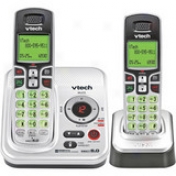 Vtech Cs6229-2 Expandable Two Hansdet Cordless Phone System With Digital Answering Emblem